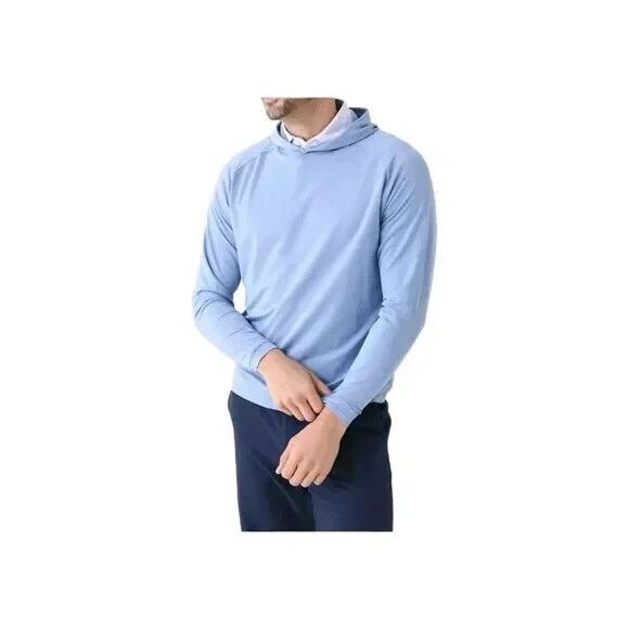 Peter Millar Men's Crown Sport Pine Performance Hoodie Size XL Lakeside - Picture 1 of 5